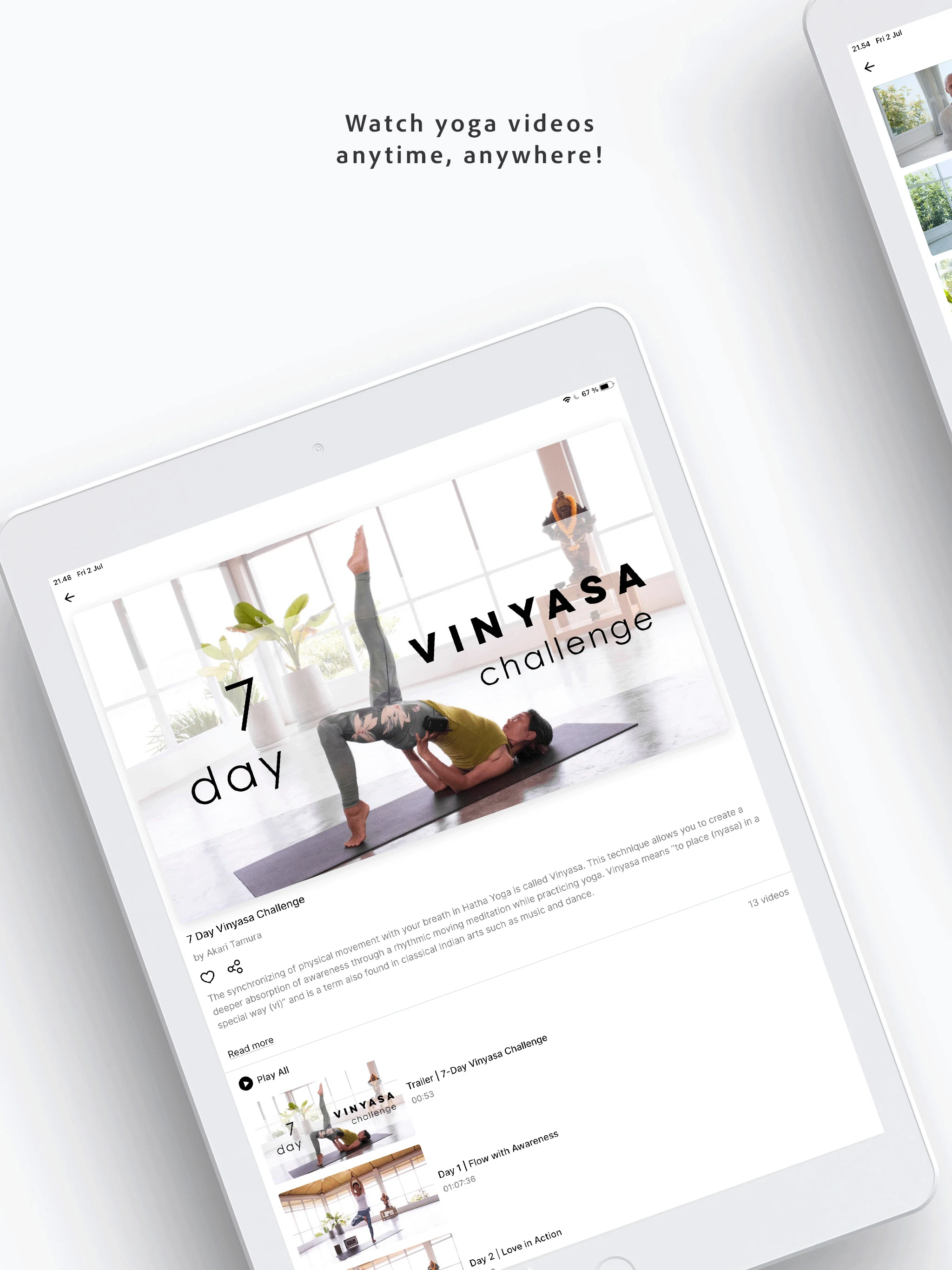 One Yoga screenshot