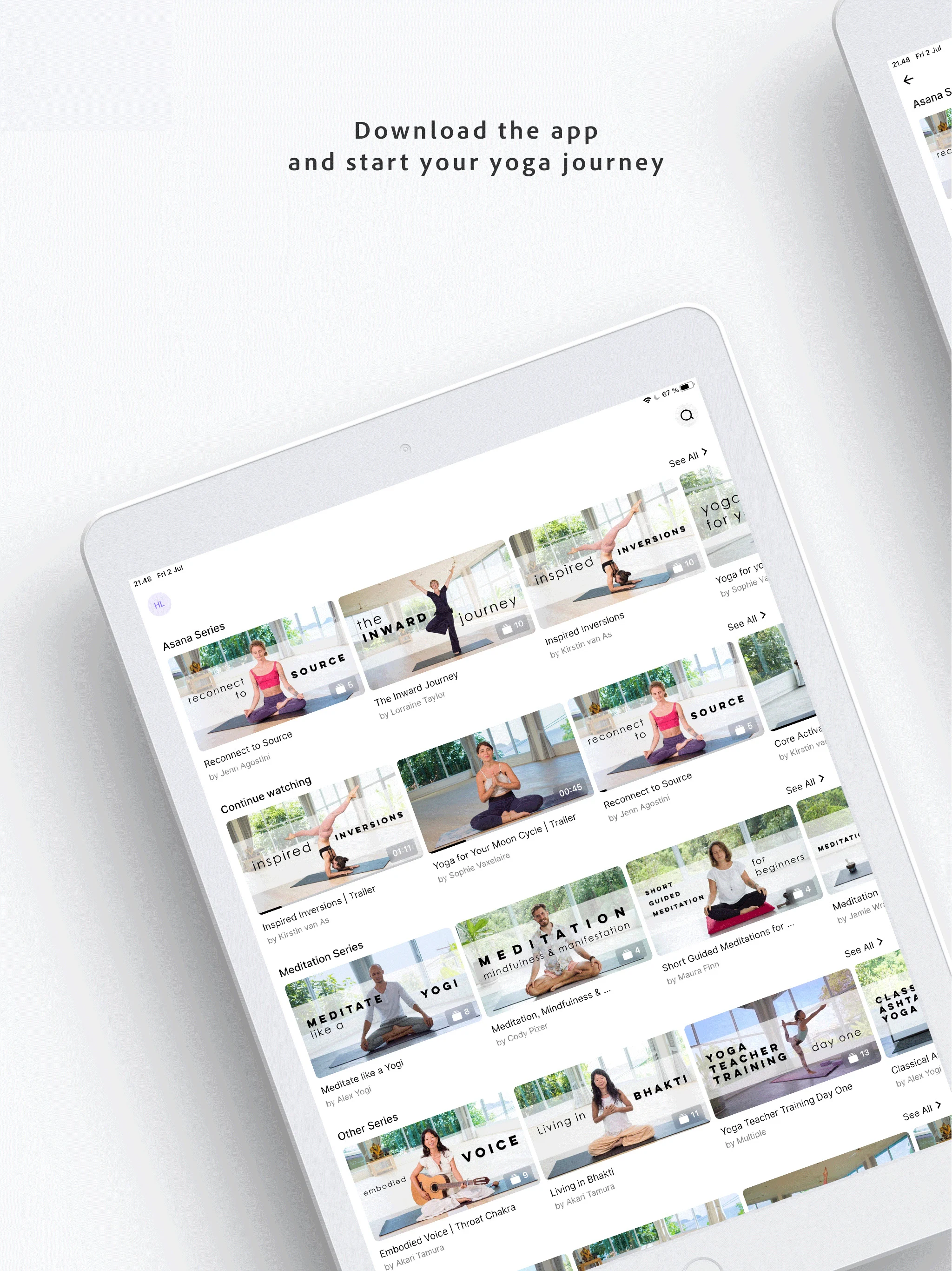 One Yoga screenshot